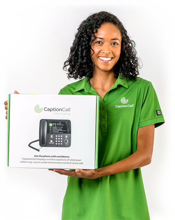 installer holding packaged phone